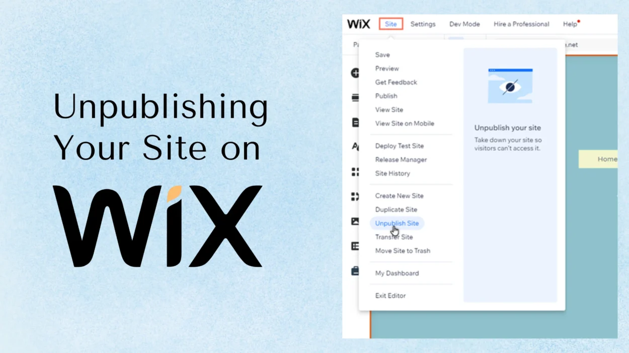 Guide on How to Unpublish Wix Site Temporarily Without Deleting Content